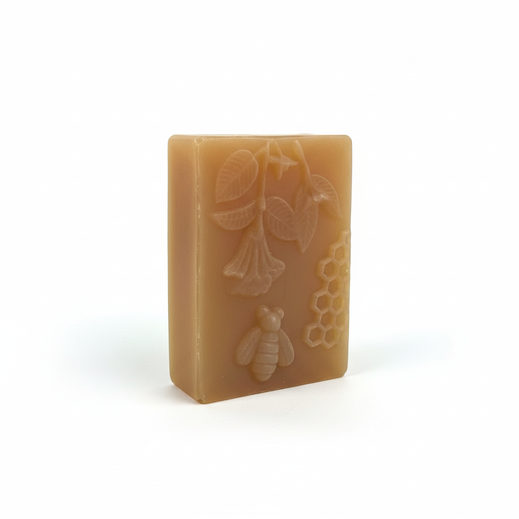 Lemongrass Soap Bar Slim White Background